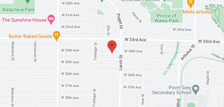 map of 2606 35TH AVENUE